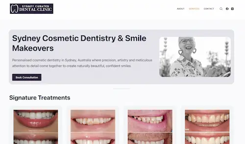 dental website